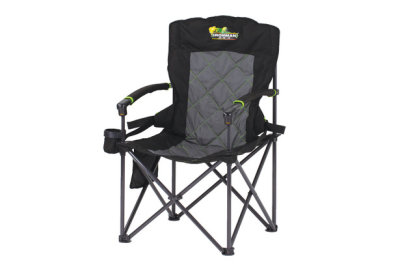 KING HARD ARM CAMP CHAIR WITH LUMBAR SUPPORT