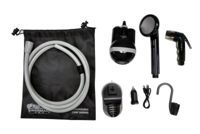 RECHARGEABLE PORTABLE CAMP SHOWER W/ TRIGGER SPRAY