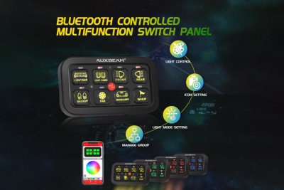 MULTIFUNCTION RGB SWITCH PANEL WITH BLUETOOTH CONTROLS